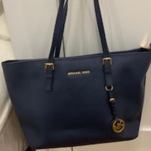 Michael Kors Navy Tote & Wallet